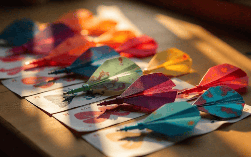 Farbig Bedruckte Flights Test: Die 5 Besten (Bestenliste)